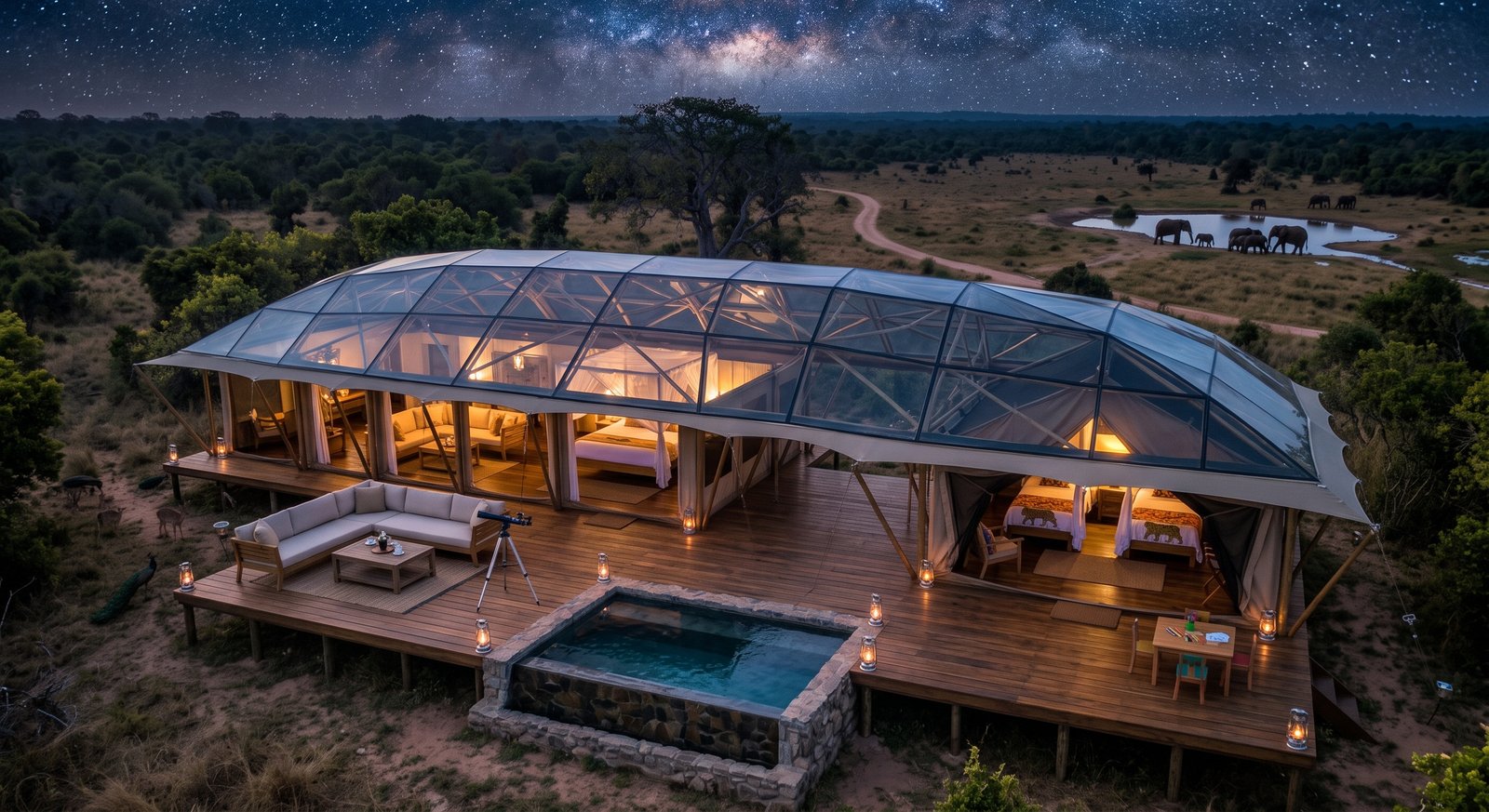 Stargazer Luxury Dome - Monarch Imperial Glamping